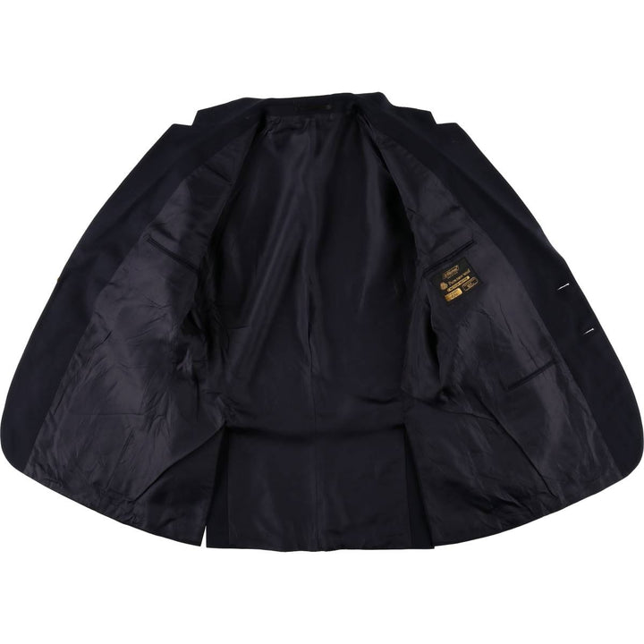 St.Michael navy blazer, tailored jacket, men's size L equivalent. wool navy blue type Vintage Second Hand