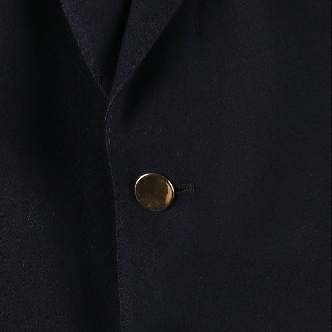 St.Michael navy blazer, tailored jacket, men's size L equivalent. wool navy blue type Vintage Second Hand