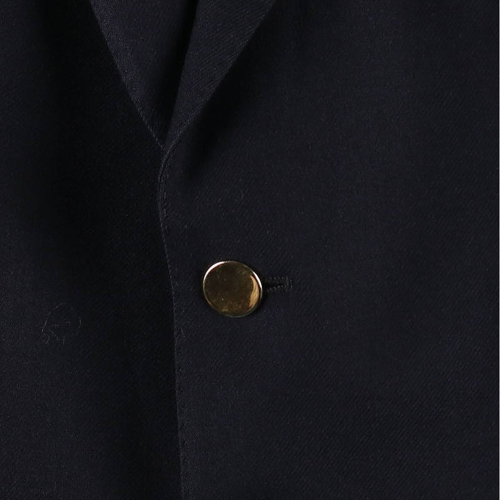 St.Michael navy blazer, tailored jacket, men's size L equivalent. wool navy blue type Vintage Second Hand