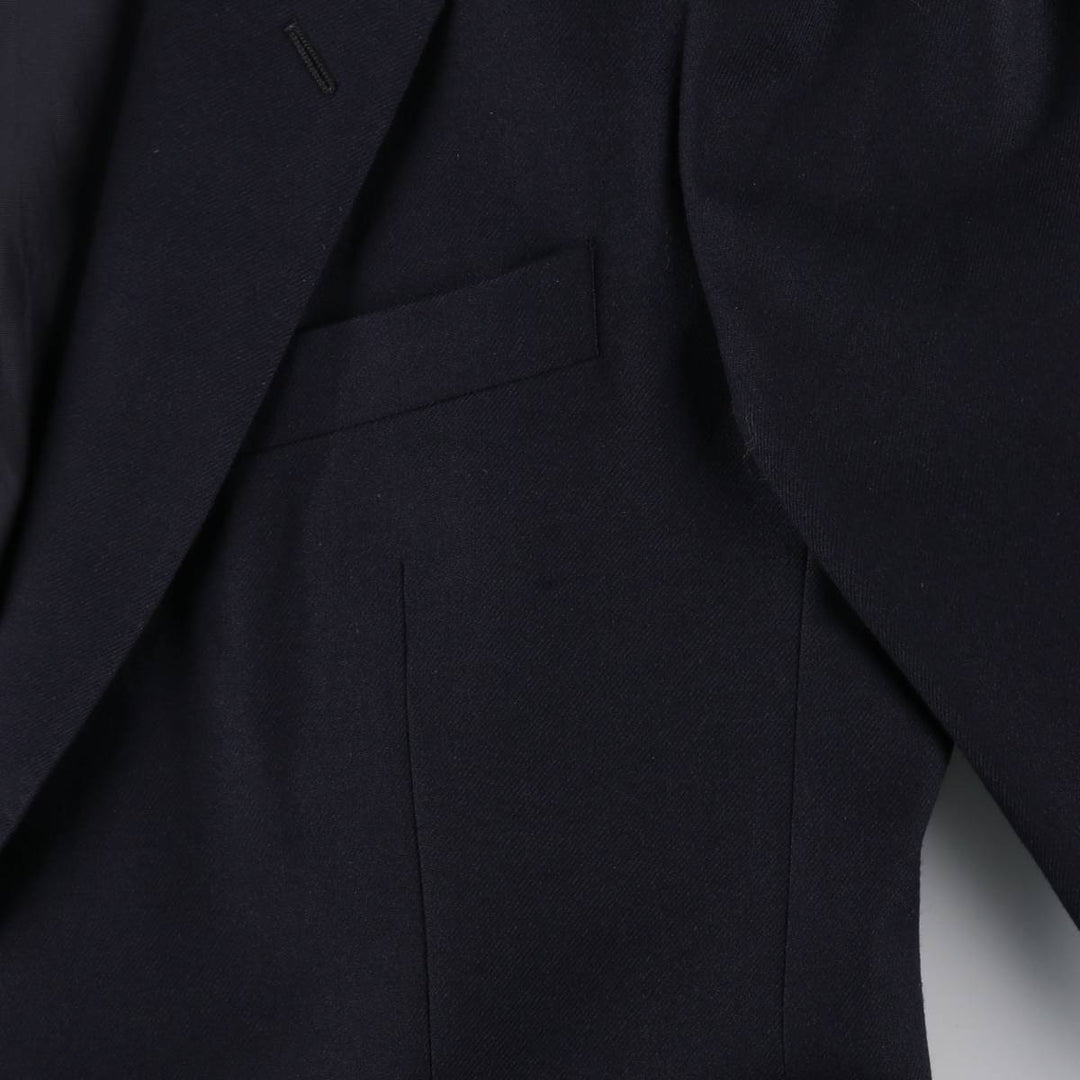 St.Michael navy blazer, tailored jacket, men's size L equivalent. wool navy blue type Vintage Second Hand