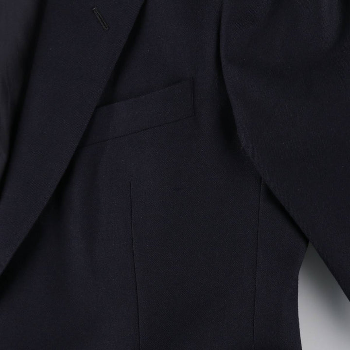 St.Michael navy blazer, tailored jacket, men's size L equivalent. wool navy blue type Vintage Second Hand