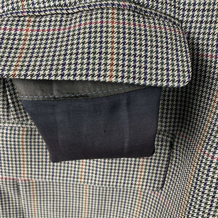 St. Michael Gun Club Check Wool Tailored Jacket, Men's Size M (approx.) wool Beige type Vintage Second Hand