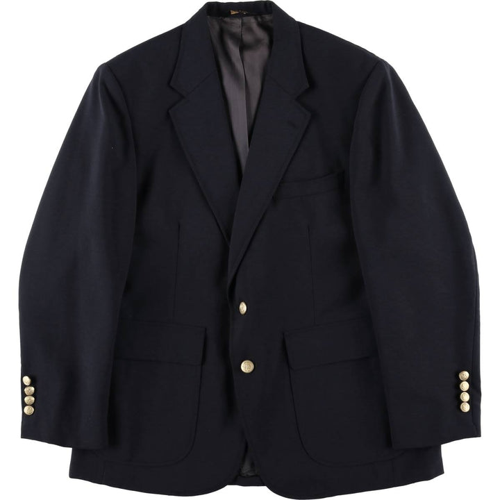 ANDHURST Navy Blazer Tailored Jacket, Made in USA, Men's Size M (approx.) unclear navy blue type Vintage Second Hand