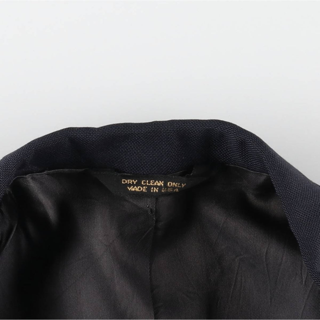 ANDHURST Navy Blazer Tailored Jacket, Made in USA, Men's Size M (approx.) unclear navy blue type Vintage Second Hand