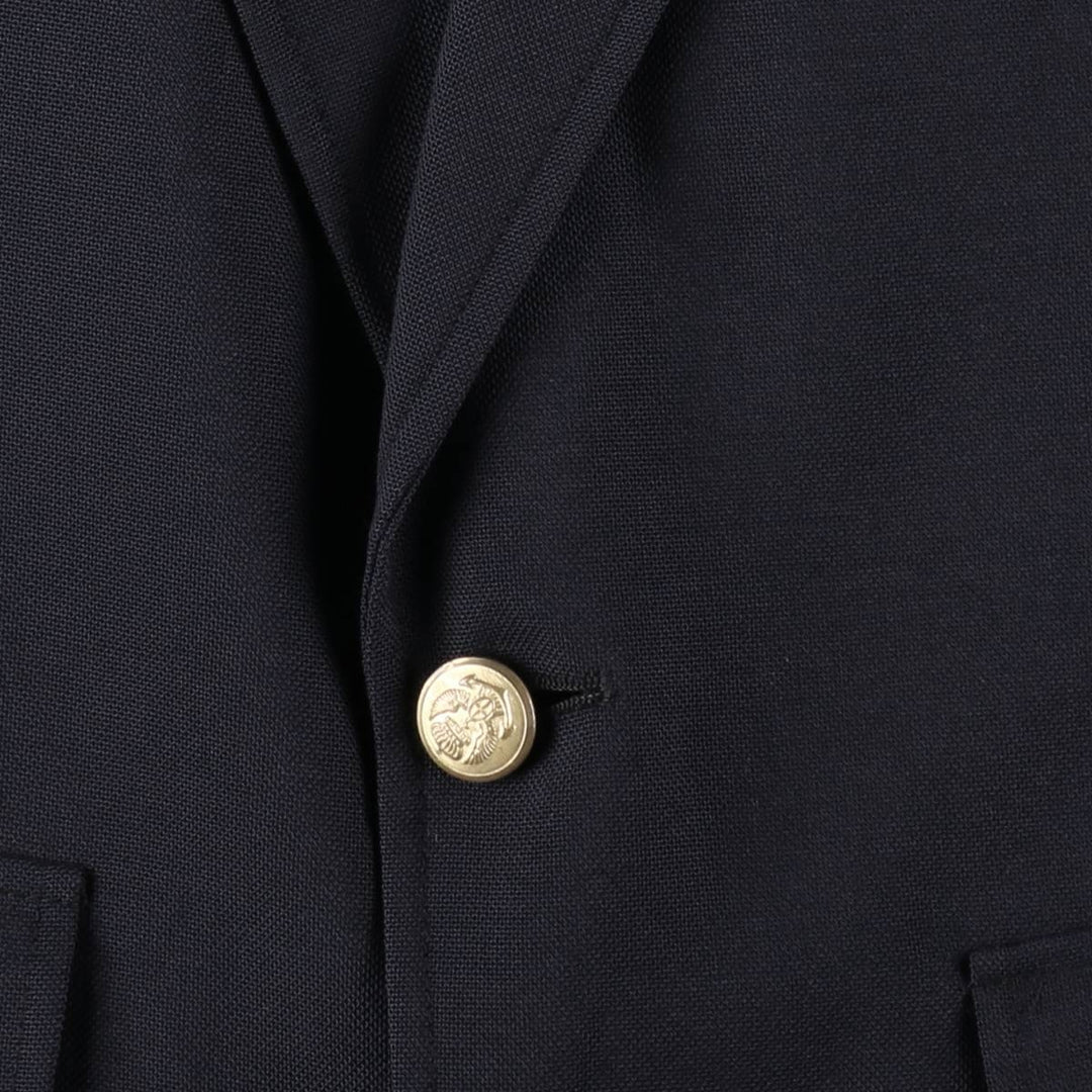 ANDHURST Navy Blazer Tailored Jacket, Made in USA, Men's Size M (approx.) unclear navy blue type Vintage Second Hand