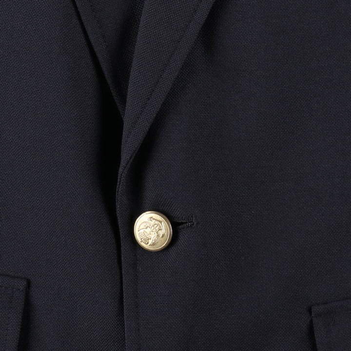 ANDHURST Navy Blazer Tailored Jacket, Made in USA, Men's Size M (approx.) unclear navy blue type Vintage Second Hand