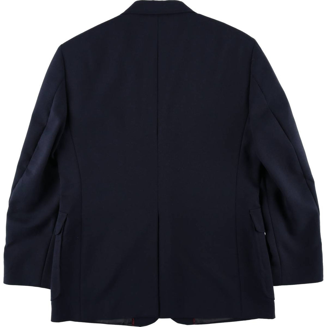 Haggar Imperial Navy Blazer Tailored Jacket, Made in USA, Men's Size M (approx.) unclear navy blue type Vintage Second Hand