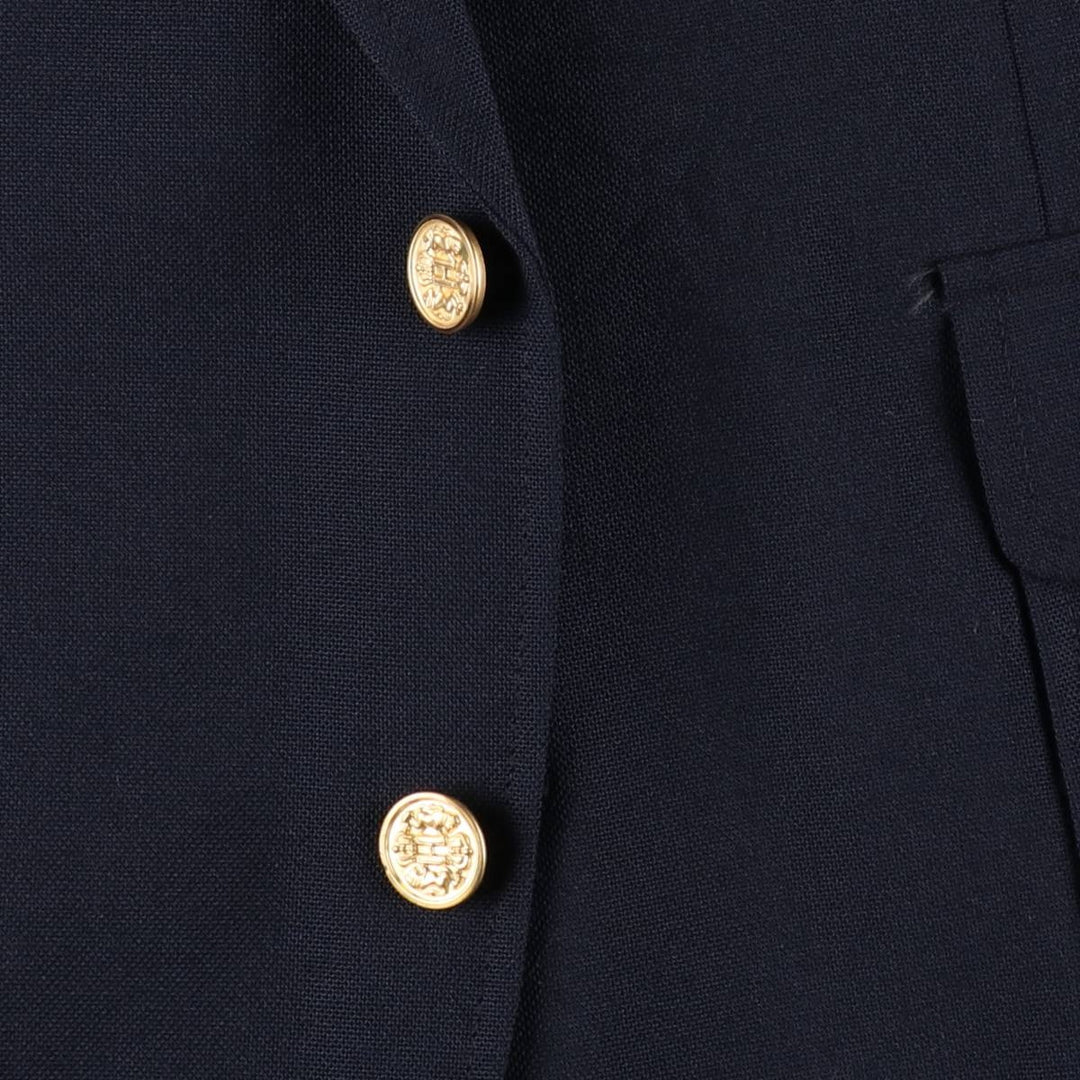 Haggar Imperial Navy Blazer Tailored Jacket, Made in USA, Men's Size M (approx.) unclear navy blue type Vintage Second Hand