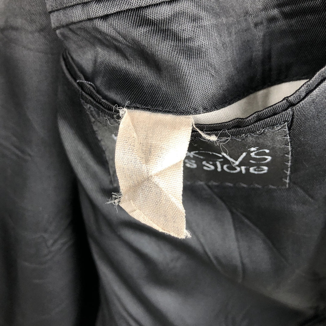 Perry Ellis Portfolio wool tailored jacket, made in the USA, men's size M equivalent. wool black type Vintage Second Hand