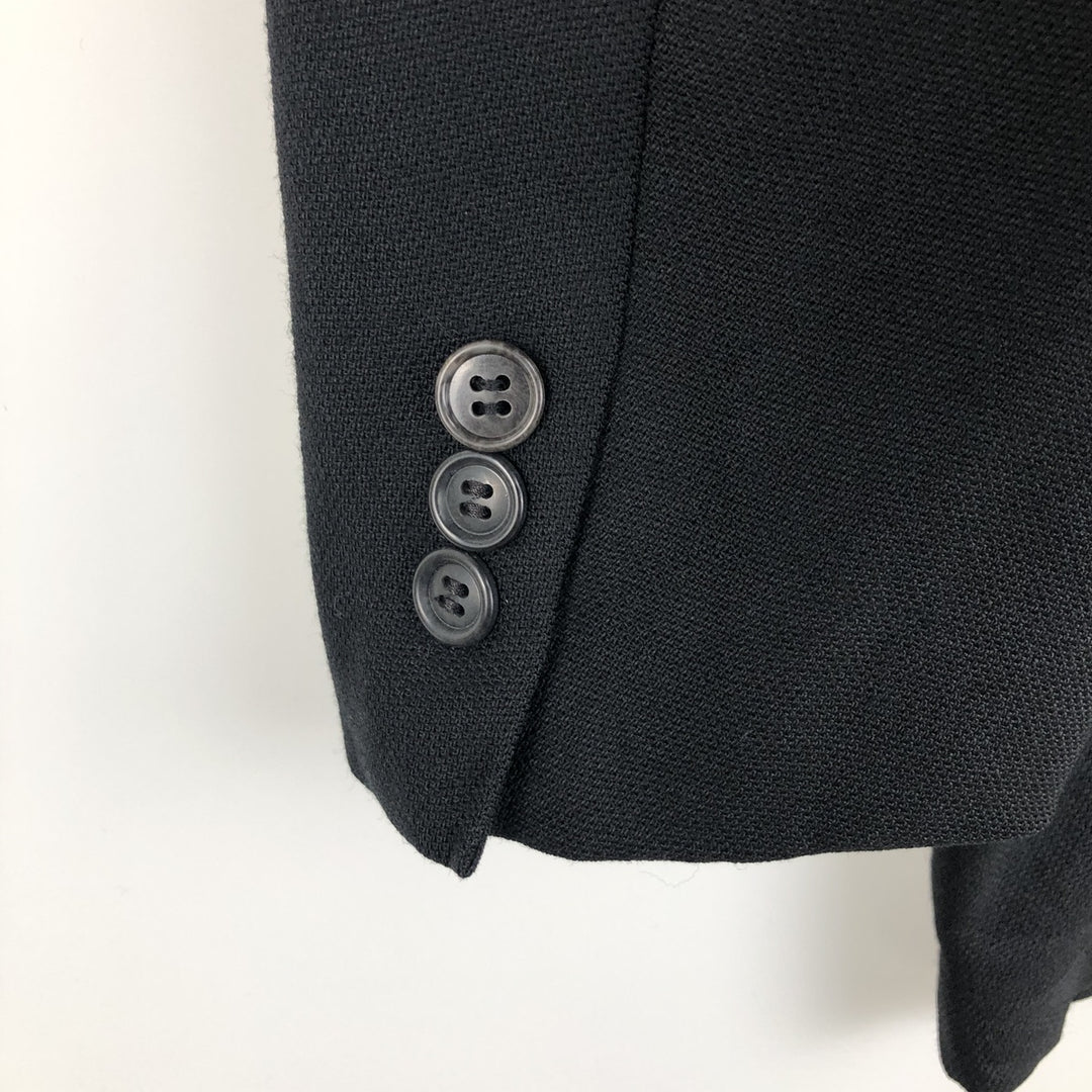 Perry Ellis Portfolio wool tailored jacket, made in the USA, men's size M equivalent. wool black type Vintage Second Hand