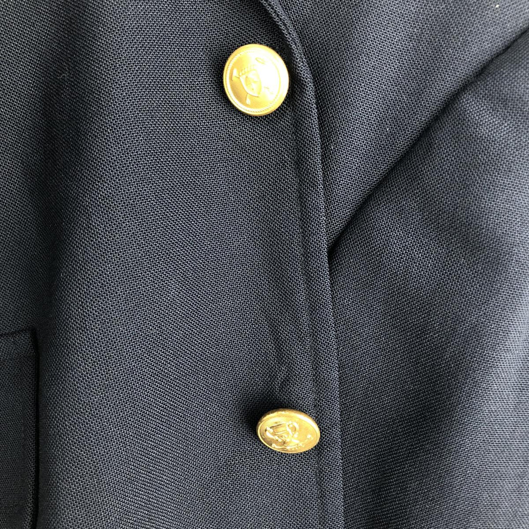 Palm Beach Navy Blazer, Tailored Jacket, Made in USA, Men's Size L unclear navy blue type Vintage Second Hand