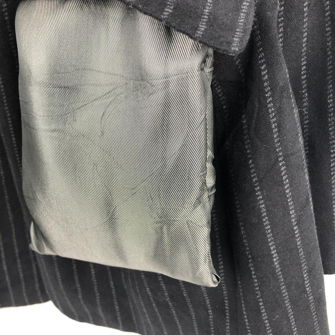2000'S Banana Republic Stripe Pattern Cotton Tailored Jacket, Men's Size M (approx.) cotton black type Vintage Second Hand