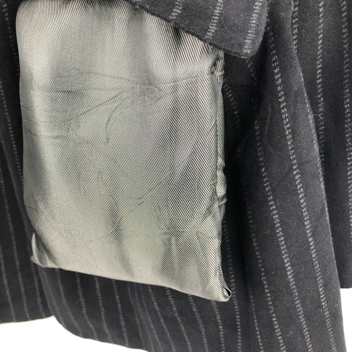 2000'S Banana Republic Stripe Pattern Cotton Tailored Jacket, Men's Size M (approx.) cotton black type Vintage Second Hand
