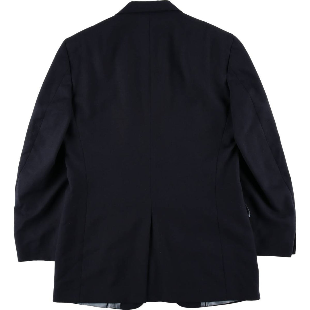 Stafford Navy Blazer, Tailored Jacket, Men's Size M Dacron Polyester navy blue type Vintage Second Hand