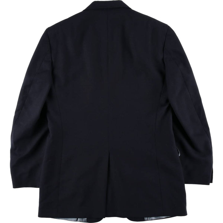 Stafford Navy Blazer, Tailored Jacket, Men's Size M Dacron Polyester navy blue type Vintage Second Hand