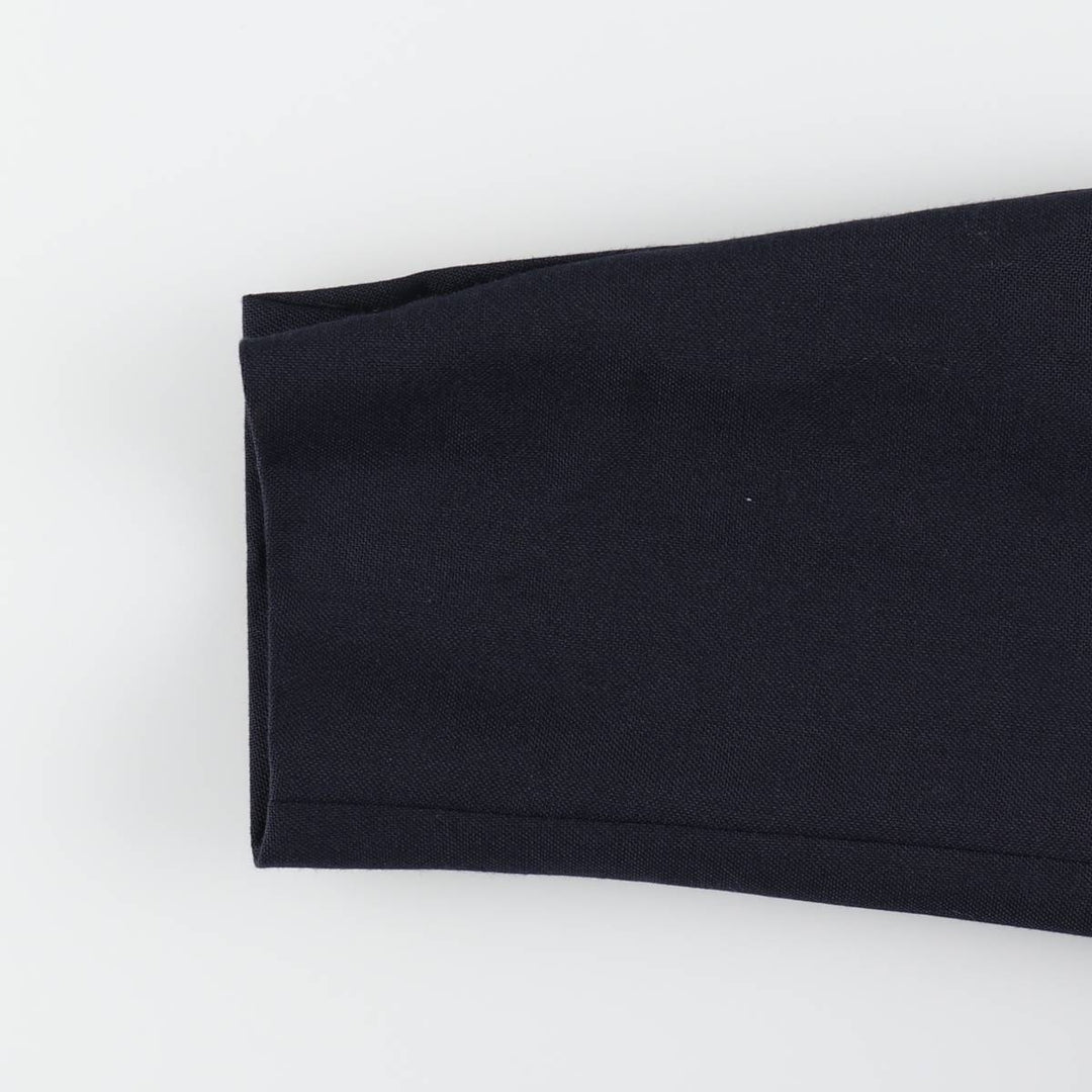 Stafford Navy Blazer, Tailored Jacket, Men's Size M Dacron Polyester navy blue type Vintage Second Hand