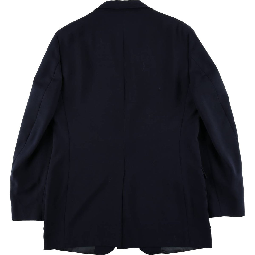 Deansgate Navy Blazer Tailored Jacket, Made in USA, Men's Size L (approx.) unclear navy blue type Vintage Second Hand