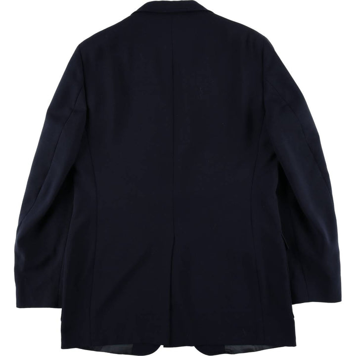 Deansgate Navy Blazer Tailored Jacket, Made in USA, Men's Size L (approx.) unclear navy blue type Vintage Second Hand