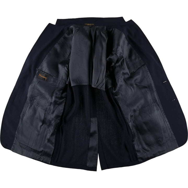 Deansgate Navy Blazer Tailored Jacket, Made in USA, Men's Size L (approx.) unclear navy blue type Vintage Second Hand