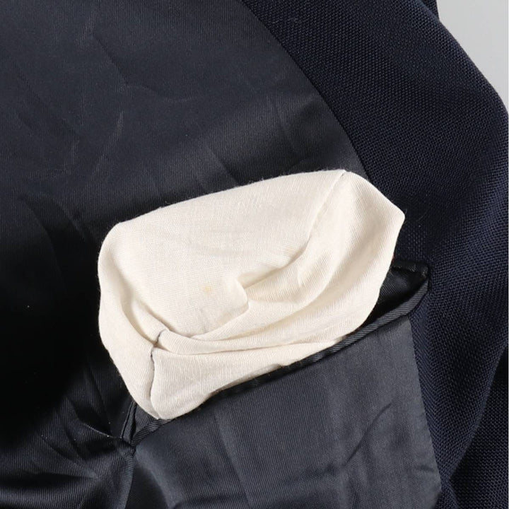 Deansgate Navy Blazer Tailored Jacket, Made in USA, Men's Size L (approx.) unclear navy blue type Vintage Second Hand