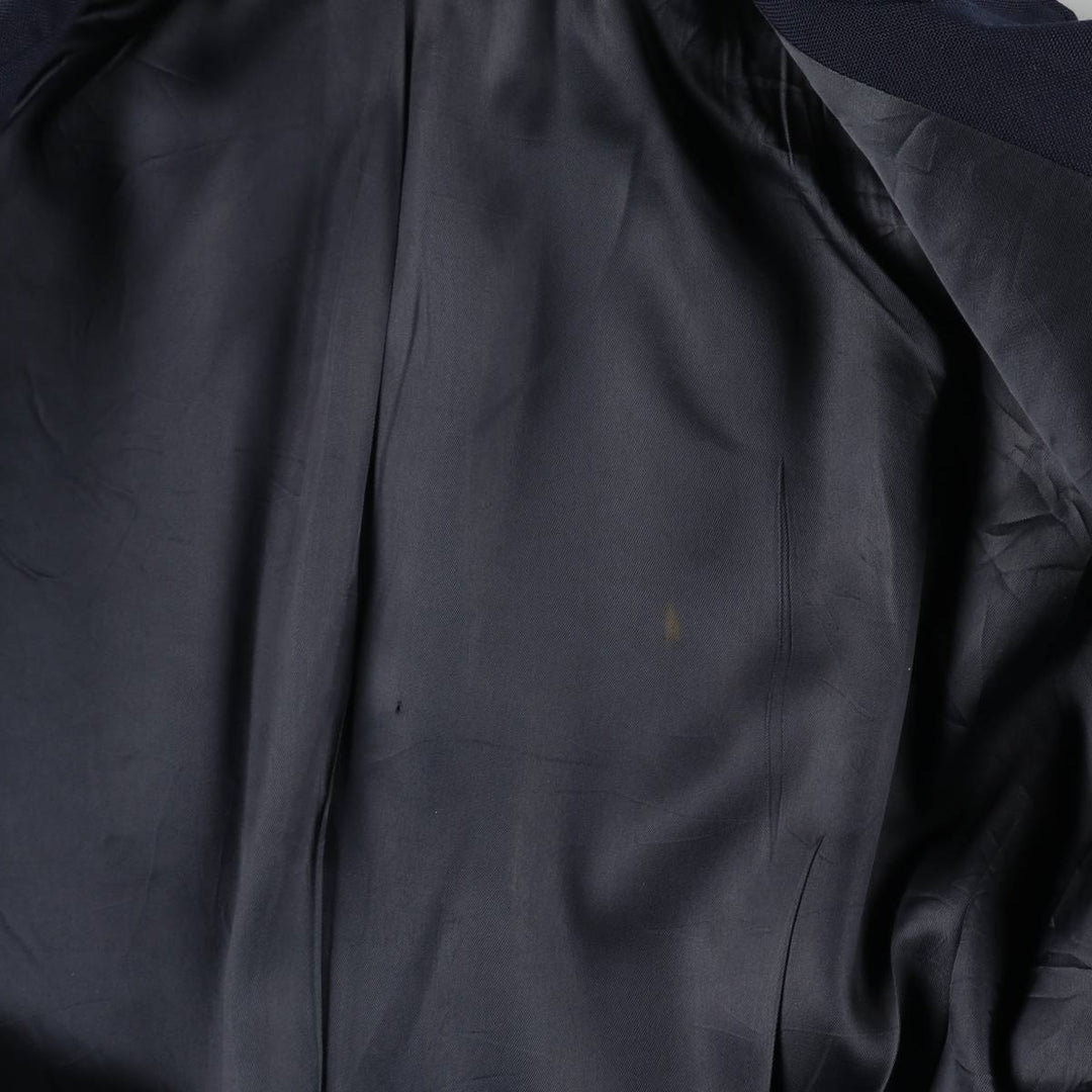 Deansgate Navy Blazer Tailored Jacket, Made in USA, Men's Size L (approx.) unclear navy blue type Vintage Second Hand
