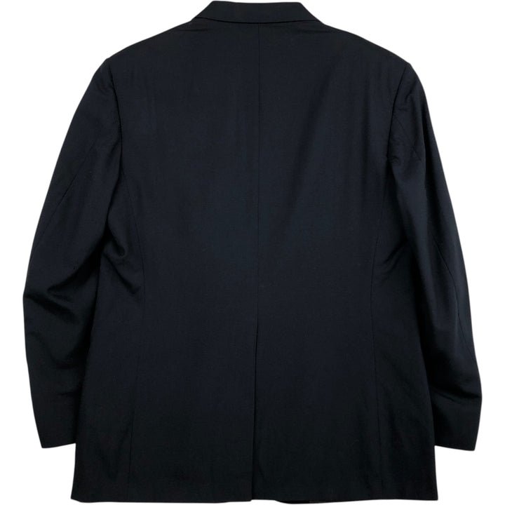 Christian Brooks Navy Blazer Tailored Jacket, Made in USA, Men's Size L (approx.) unclear navy blue type Vintage Second Hand