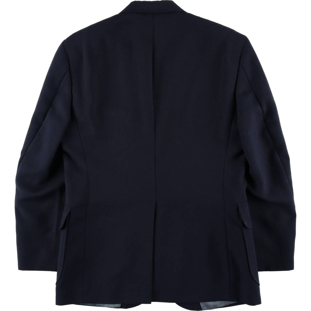 Stafford Navy Blazer, Tailored Jacket, Made in USA, Men's Size M wool navy blue type Vintage Second Hand