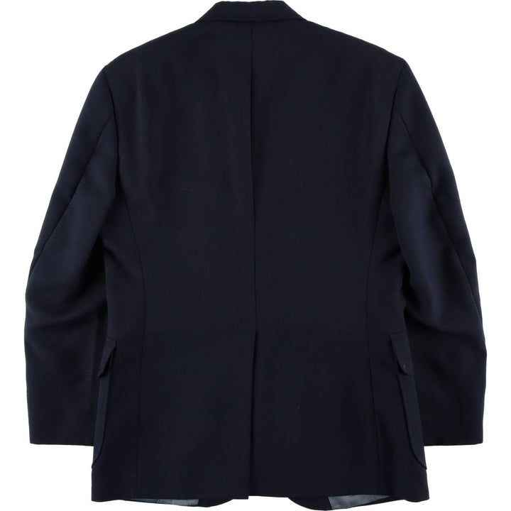 Stafford Navy Blazer, Tailored Jacket, Made in USA, Men's Size M wool navy blue type Vintage Second Hand