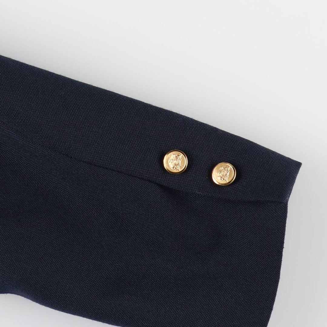 Stafford Navy Blazer, Tailored Jacket, Made in USA, Men's Size M wool navy blue type Vintage Second Hand