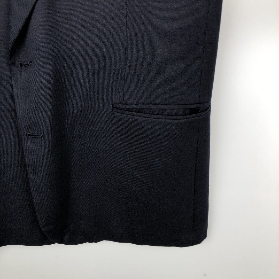 Tallia Parsow's wool tailored jacket, made in the USA, men's size L. wool navy blue type Vintage Second Hand