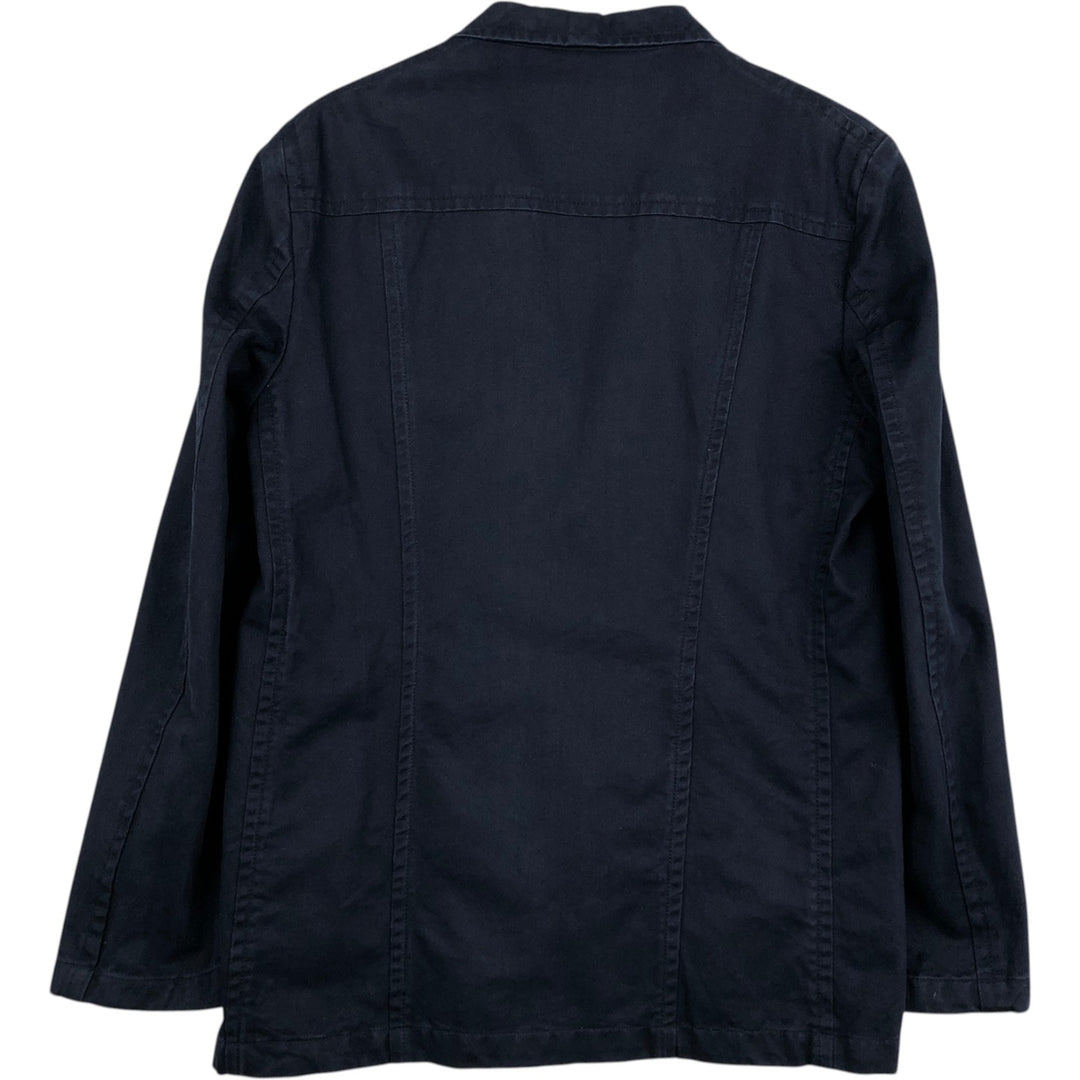 Burberry's Thomas Burberry Cotton Tailored Jacket, Men's Size M (approx.) cotton navy blue type Vintage Second Hand