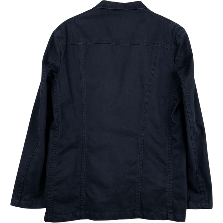 Burberry's Thomas Burberry Cotton Tailored Jacket, Men's Size M (approx.) cotton navy blue type Vintage Second Hand