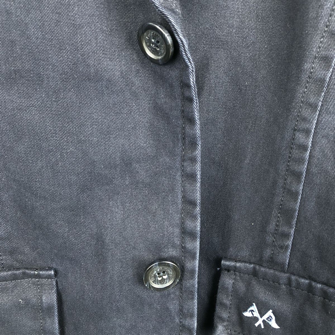 Burberry's Thomas Burberry Cotton Tailored Jacket, Men's Size M (approx.) cotton navy blue type Vintage Second Hand