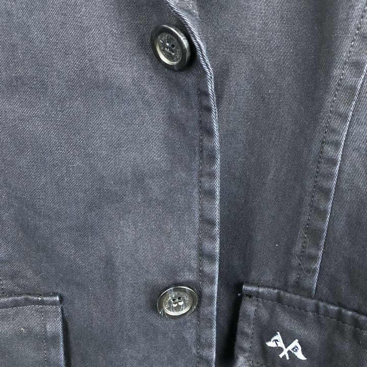 Burberry's Thomas Burberry Cotton Tailored Jacket, Men's Size M (approx.) cotton navy blue type Vintage Second Hand