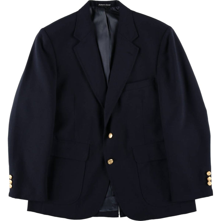 Stafford Navy Blazer, Tailored Jacket, Made in USA, Men's Size M unclear navy blue type Vintage Second Hand