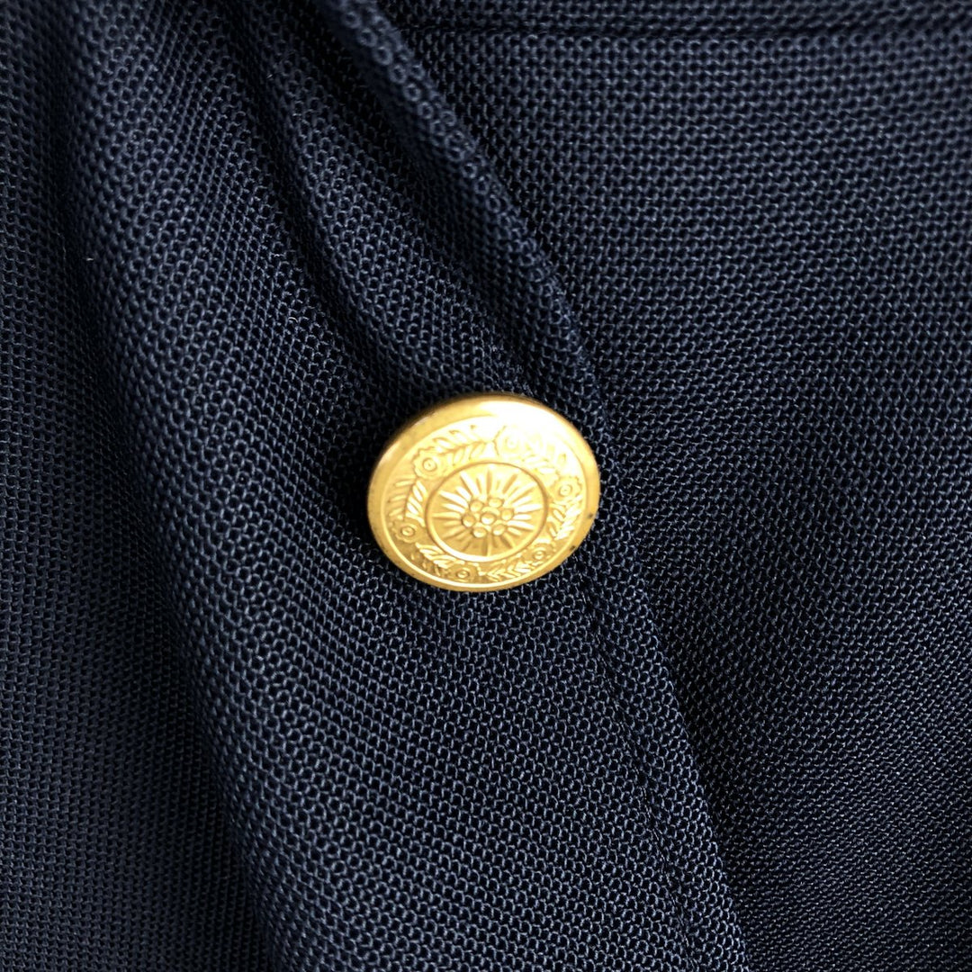 Edwards Navy Blazer Tailored Jacket, Made in USA, Men's Size L (approx.) unclear navy blue type Vintage Second Hand