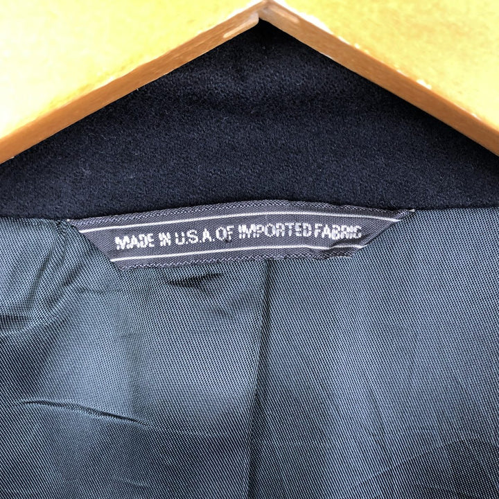 Banana Republic double-breasted peaked lapel navy blazer tailored jacket, made in the USA, men's size M equivalent. wool navy blue type Vintage Second Hand