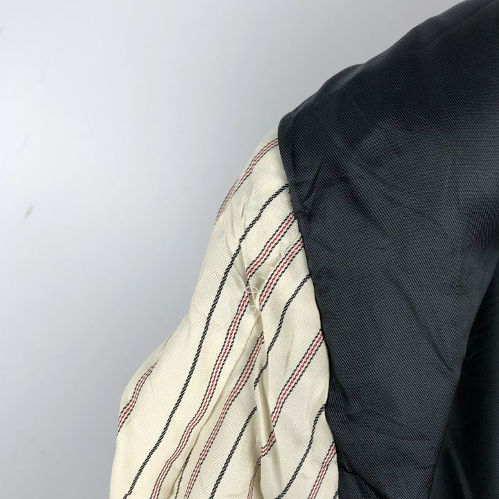 Banana Republic double-breasted peaked lapel navy blazer tailored jacket, made in the USA, men's size M equivalent. wool navy blue type Vintage Second Hand