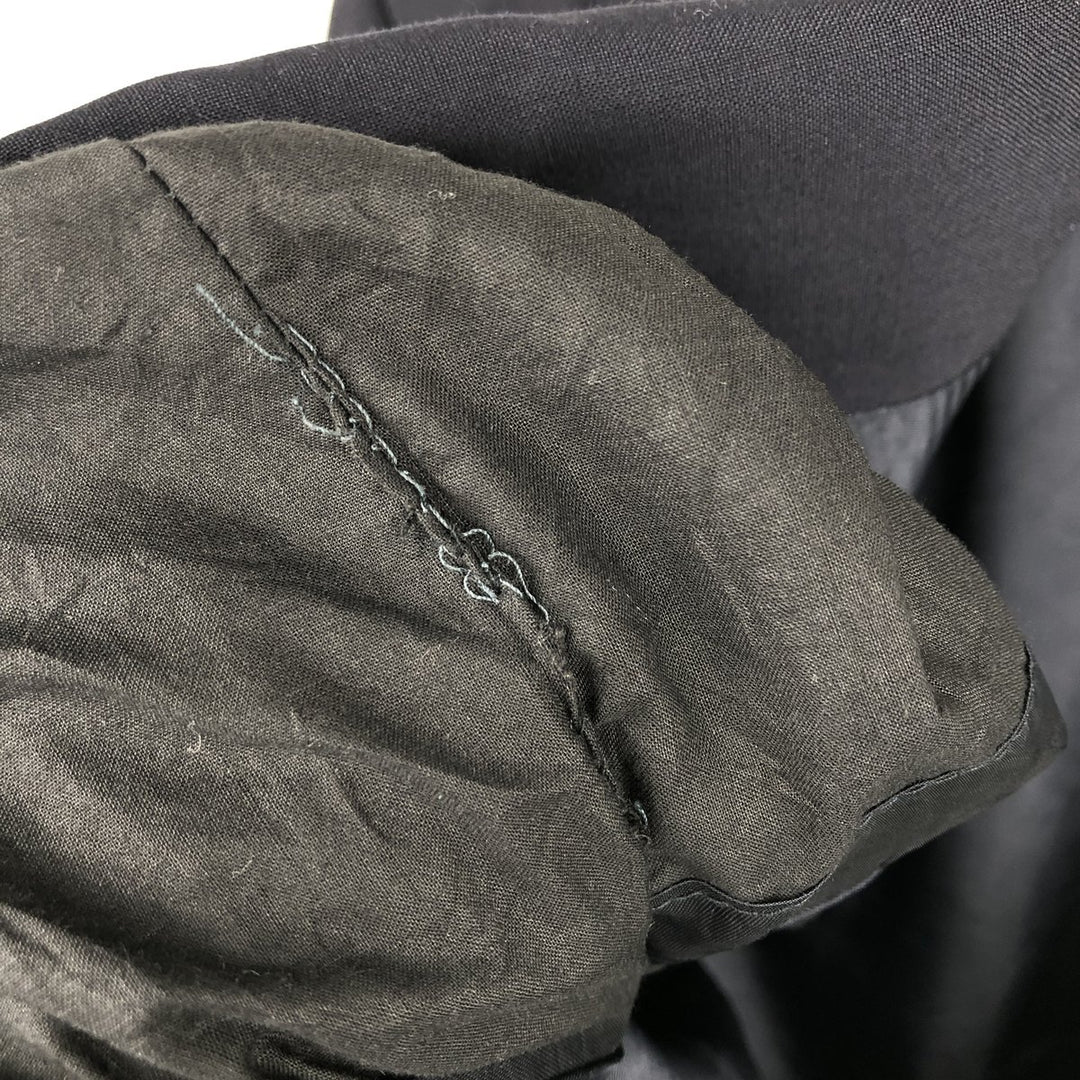 Hugo Boss Peak Lapel Double-Breasted Wool Tailored Jacket, Men's Size XL (approx.) wool navy blue type Vintage Second Hand