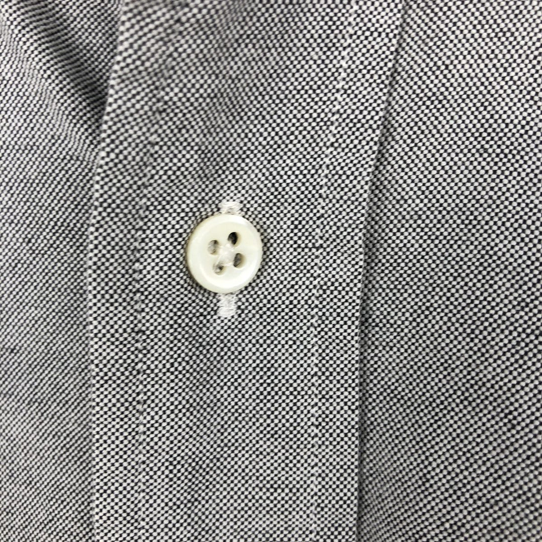 Ralph Lauren long sleeve button down shirt, men's size L cotton gray type Vintage Second Hand