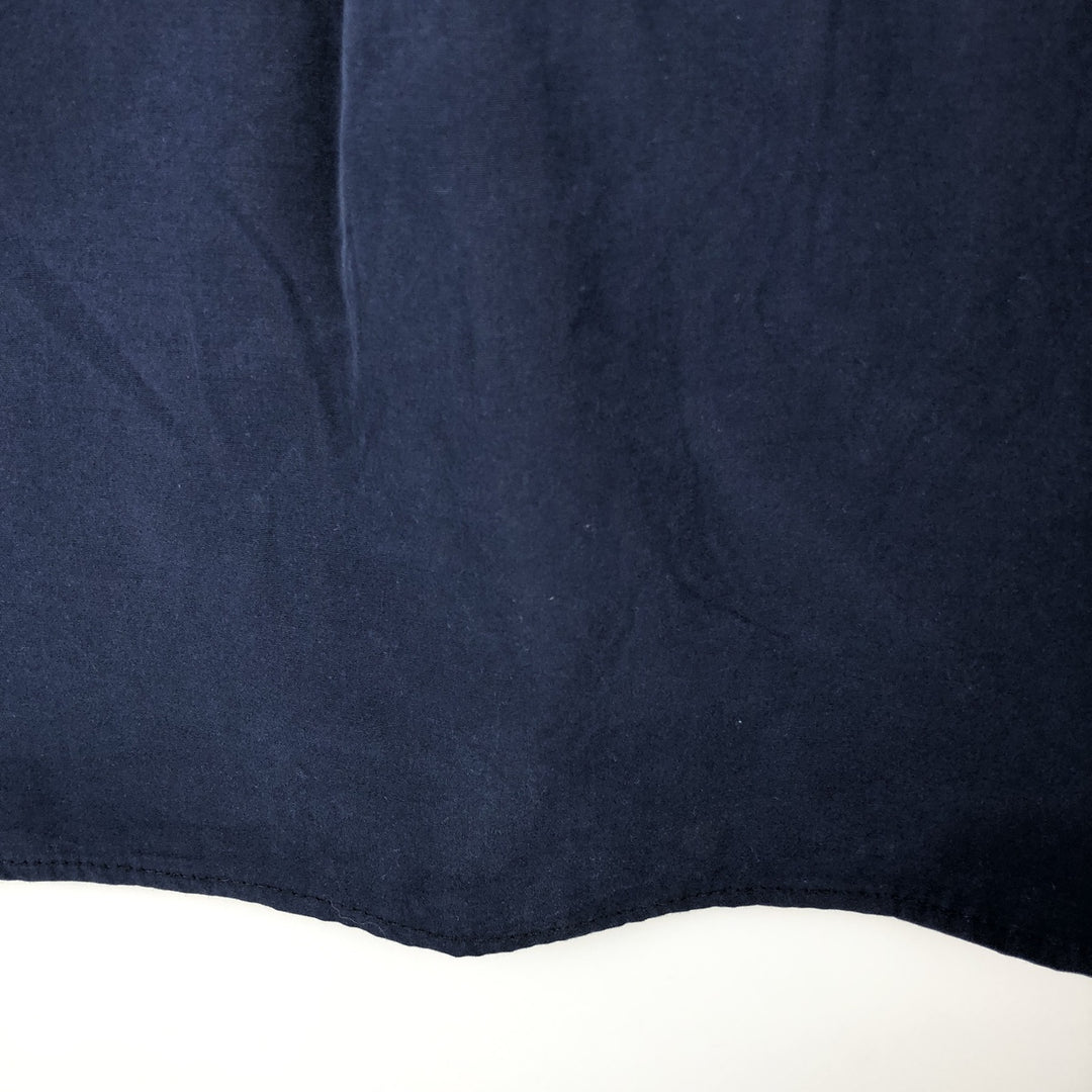 Ralph Lauren Classic Fit Long Sleeve Button Down Shirt Men's XXL cotton navy blue type Vintage Second Hand