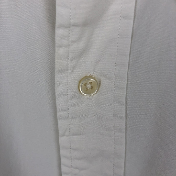 Ralph Lauren Custom Fit Long Sleeve Button Down Shirt Men's XXL cotton white type Vintage Second Hand