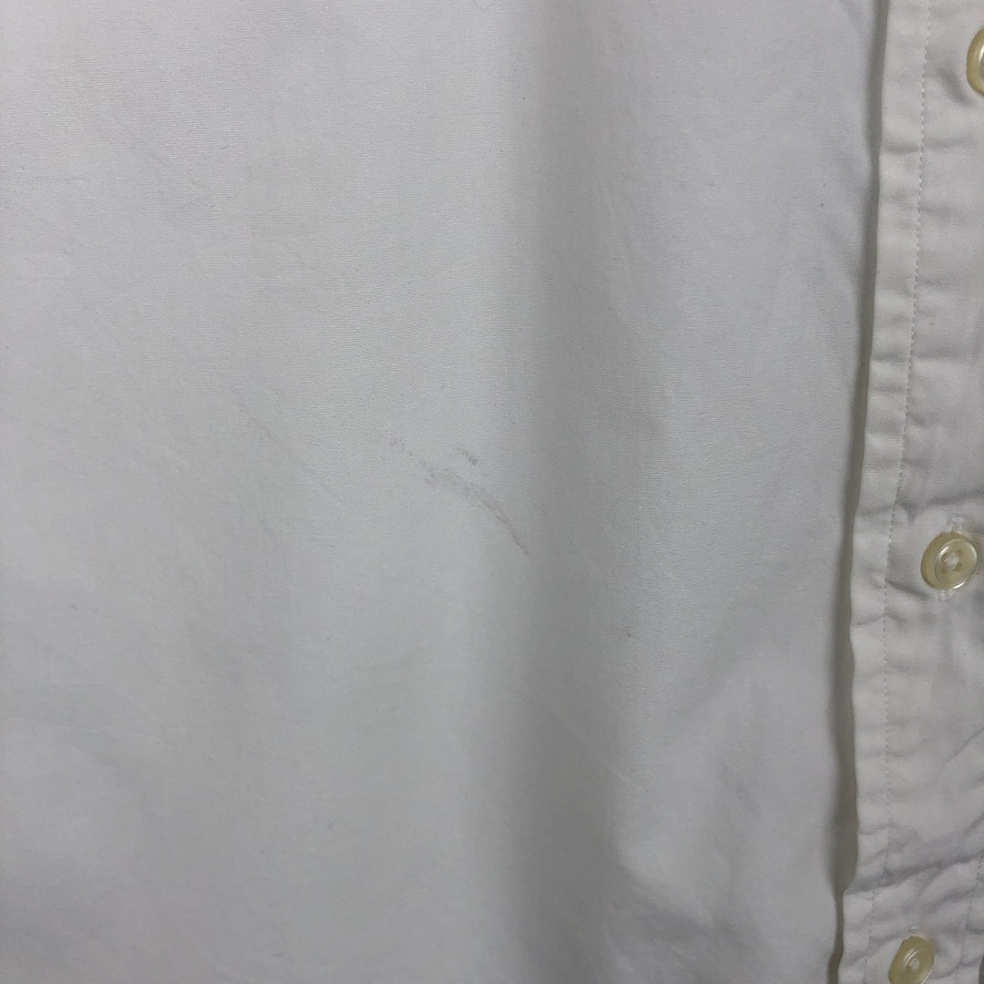Ralph Lauren Custom Fit Long Sleeve Button Down Shirt Men's XXL cotton white type Vintage Second Hand