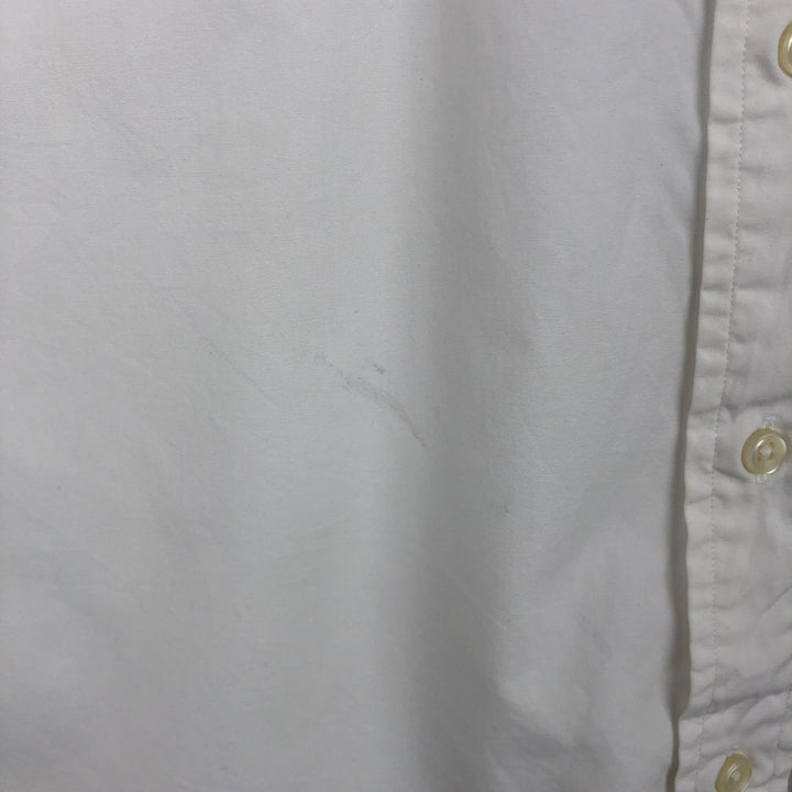 Ralph Lauren Custom Fit Long Sleeve Button Down Shirt Men's XXL cotton white type Vintage Second Hand