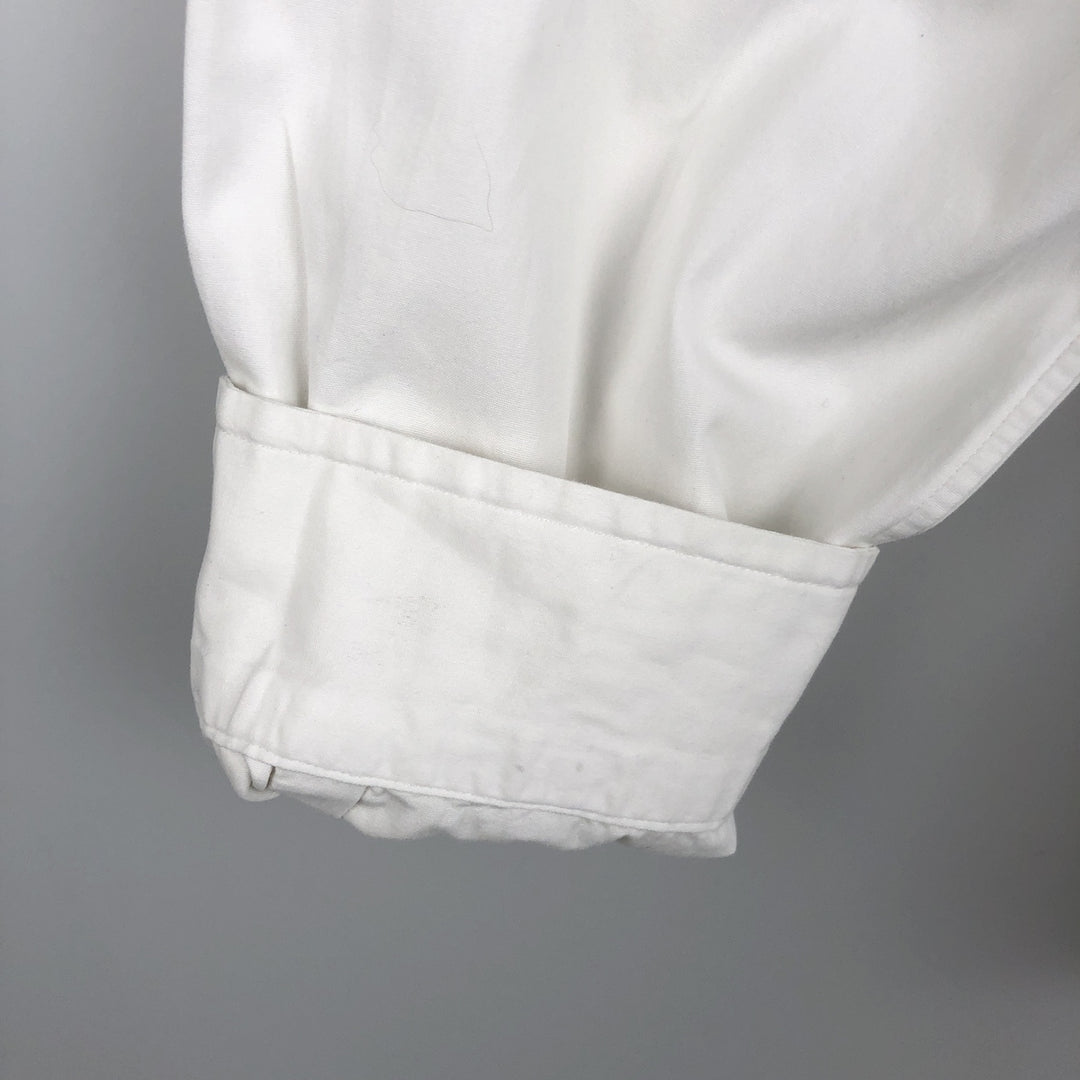 Ralph Lauren Custom Fit Long Sleeve Button Down Shirt Men's XXL cotton white type Vintage Second Hand