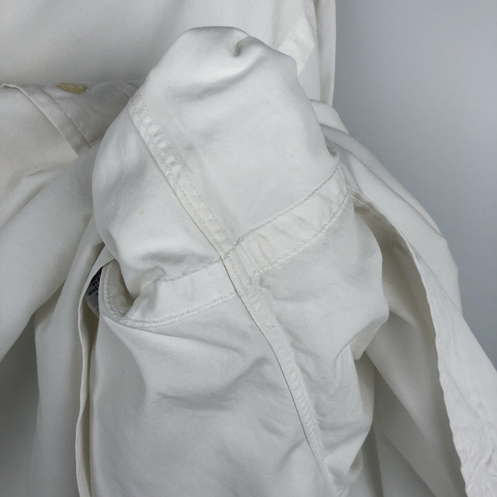 Ralph Lauren Custom Fit Long Sleeve Button Down Shirt Men's XXL cotton white type Vintage Second Hand