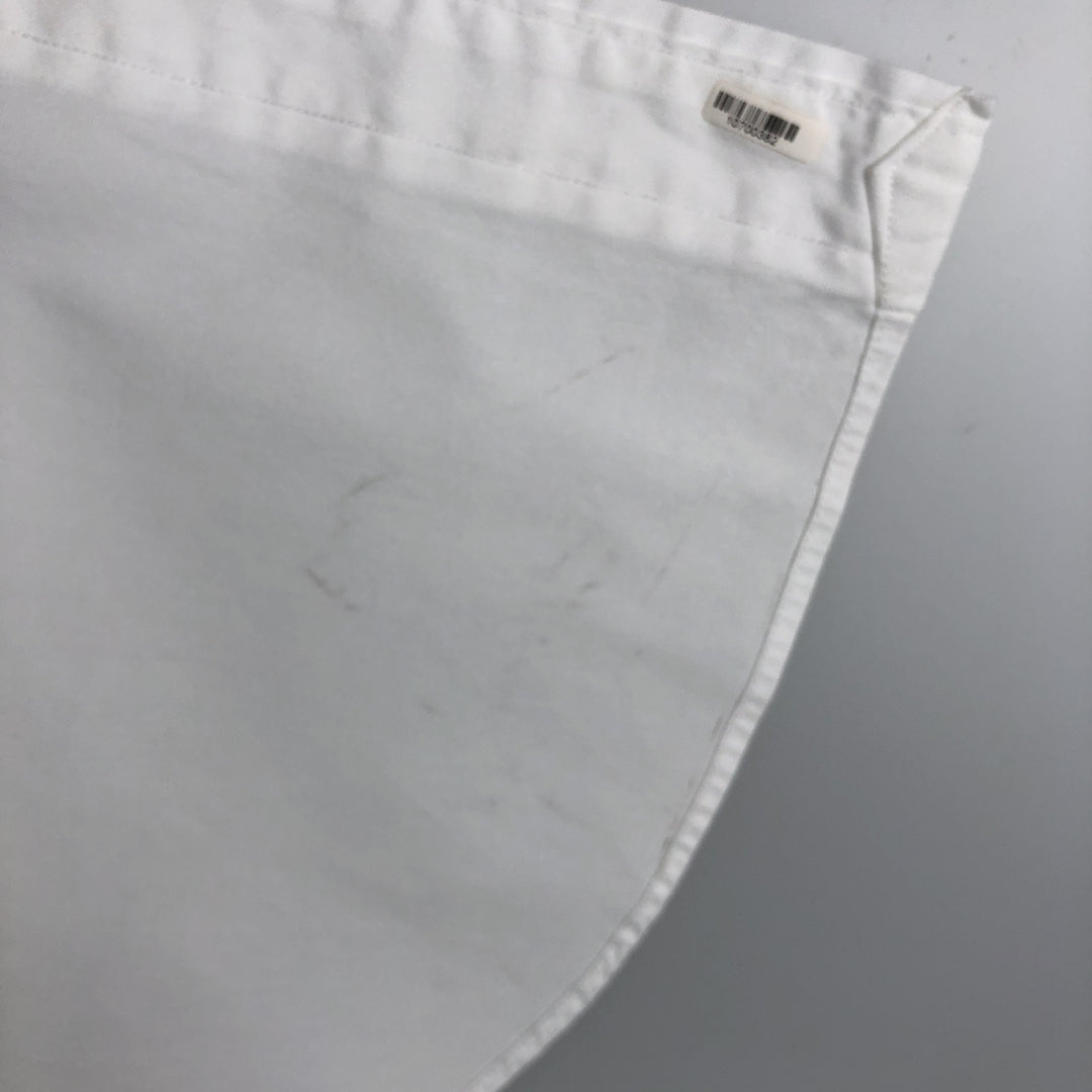 Ralph Lauren Classic Fit Long Sleeve Button Down Shirt, Men's Size L cotton white type Vintage Second Hand