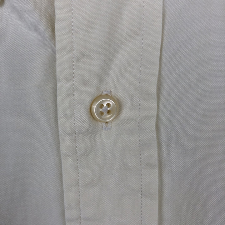 Ralph Lauren YARMOUTH long sleeve button down shirt, men's size L cotton Beige type Vintage Second Hand