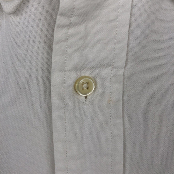 Ralph Lauren Classic Fit Long Sleeve Button Down Shirt Men's M cotton white type Vintage Second Hand