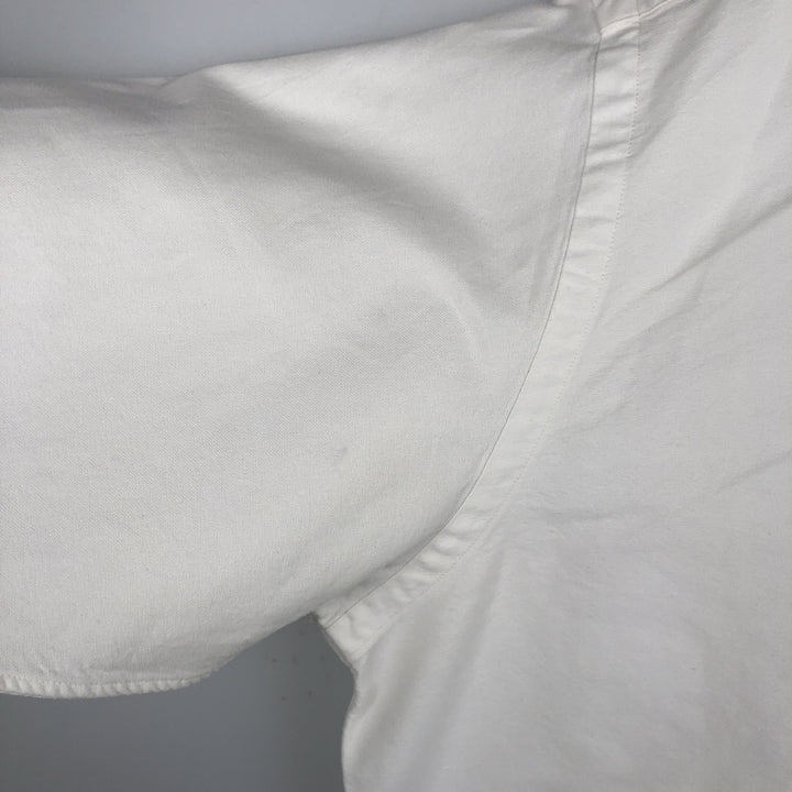 Ralph Lauren Classic Fit Long Sleeve Button Down Shirt Men's M cotton white type Vintage Second Hand